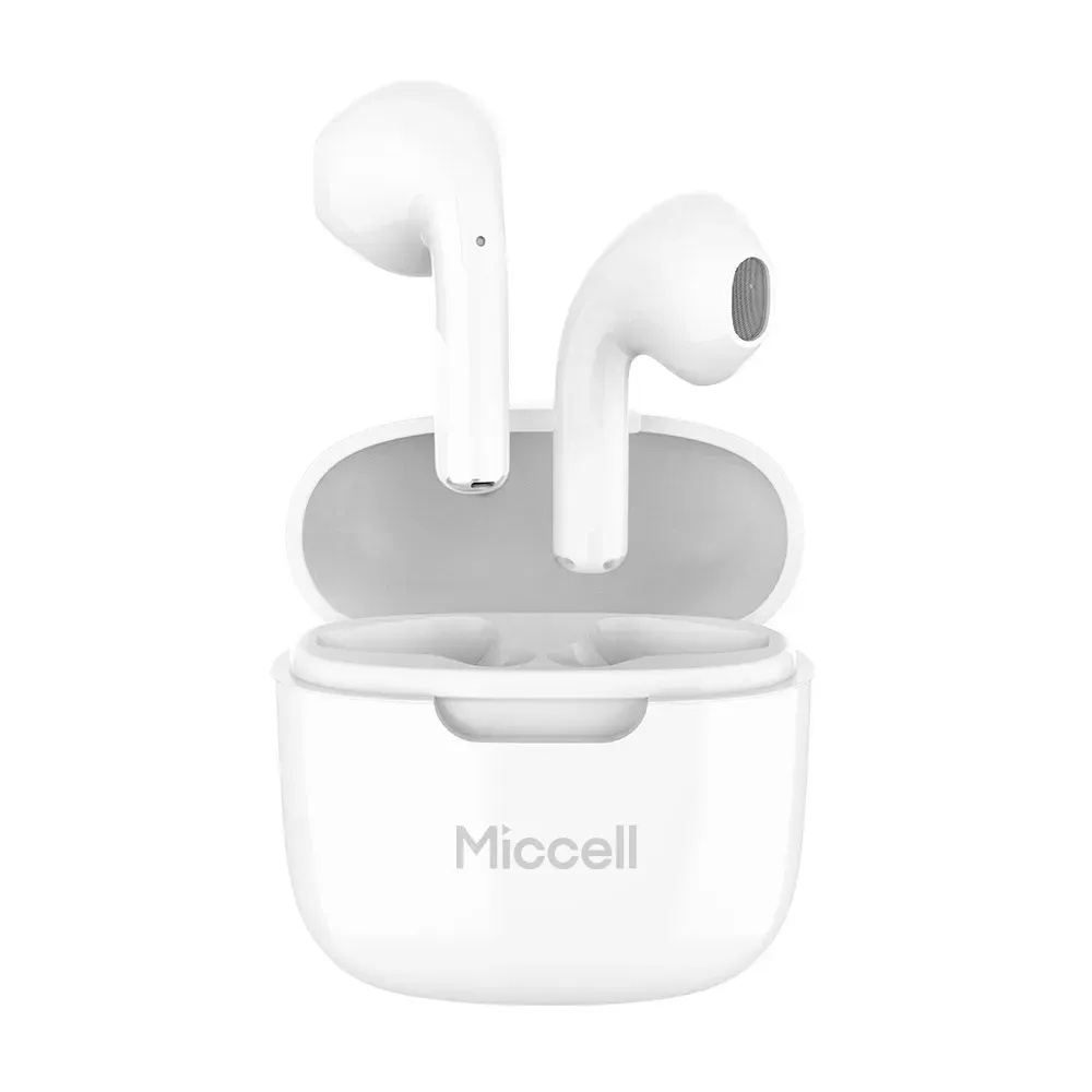 Auriculares TWS Miccell VQ-BH11S Blanco